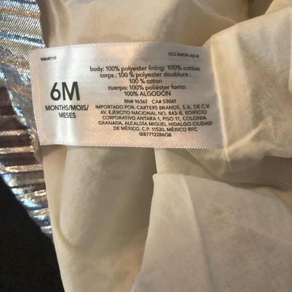 ⭐️Host Pick⭐️Baby Bgosh Silver Dress - Picture 3 of 5